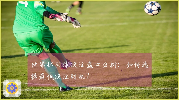 世界杯买球投注盘口分析：如何选择最佳投注时机？